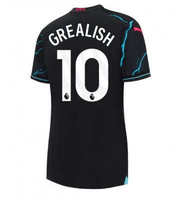 Manchester City Jack Grealish #10 Replica Third Stadium Shirt for Women 2023-24 Short Sleeve